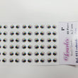 Load image into Gallery viewer, Adhesive Resin Eyes for Clays V.A. 013 (SM) 48 Pairs(P) 6.7MM - Rainbow