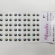 Load image into Gallery viewer, Adhesive Resin Eyes for Clays V.A. 013 (SM) 48 Pairs(P) 6.7MM - Rainbow