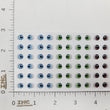 Load image into Gallery viewer, Adhesive Resin Eyes for Clays V.A. 013 (SM) 48 Pairs(P) 6.7MM - Multicolor