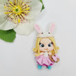Load image into Gallery viewer, 220 Francesca Clay Doll for Bow-Center, Jewelry Charms, Accessories, and More