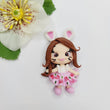 Load image into Gallery viewer, 228 Genevieve 2 Clay Doll for Bow-Center, Jewelry Charms, Accessories, and More
