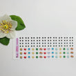 Load image into Gallery viewer, Adhesive Resin Eyes and Stickers for Clays Multicolor STY Love Bear PP Mix 40 pairs
