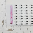 Load image into Gallery viewer, Adhesive Resin Eyes for Clays BLACK STY R007 P (SM) 40 Pairs