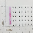 Load image into Gallery viewer, Adhesive Resin Eyes for Clays BLACK STY R007 PP (X-SM) 40 Pairs