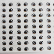 Load image into Gallery viewer, Adhesive Resin Eyes for Clays BROWN STY R018 (PP - X-SM) 72Pairs