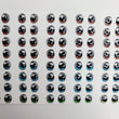 Load image into Gallery viewer, Adhesive Resin Eyes for Clays Multicolor STY R003 (P - SM) 64Pairs