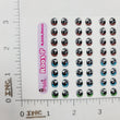 Load image into Gallery viewer, Adhesive Resin Eyes for Clays Multicolor STY R003 (P - SM) 64Pairs