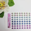 Load image into Gallery viewer, Adhesive Resin Eyeshadows for Clays Multicolor STY R116 (SM - P) 64Pairs