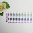 Load image into Gallery viewer, Adhesive Resin Eyeshadows for Clays Multicolor STY R116 (SM - P) 64Pairs