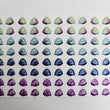 Load image into Gallery viewer, Adhesive Resin Eyeshadows for Clays Multicolor STY R116 (SM - P) 64Pairs