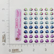 Load image into Gallery viewer, Adhesive Resin Eyeshadows for Clays Multicolor STY R116 (SM - P) 64Pairs