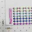 Load image into Gallery viewer, Adhesive Resin Eyeshadows for Clays Multicolor STY R116 (MED - M) 49 Pairs
