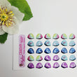 Load image into Gallery viewer, Adhesive Resin Eyeshadows for Clays Multicolor STY R116 (LG - G) 25 Pairs