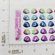 Load image into Gallery viewer, Adhesive Resin Eyeshadows for Clays Multicolor STY R116 (LG - G) 25 Pairs