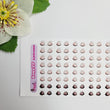 Load image into Gallery viewer, Adhesive Resin Eyeshadows for Clays Multicolor STY R092 (PP / X-SM) 64 Pairs