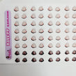 Load image into Gallery viewer, Adhesive Resin Eyeshadows for Clays Multicolor STY R092 (PP / X-SM) 64 Pairs