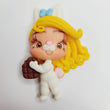 Load image into Gallery viewer, 323 Lilly Belle Clay Doll for Bow-Center, Jewelry Charms, Accessories, and More