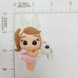 Load image into Gallery viewer, 564 Tulip Clay Doll for Bow-Center, Jewelry Charms, Accessories, and More