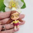 Load image into Gallery viewer, 174 Duchess Clay Doll for Bow-Center, Jewelry Charms, Accessories, and More