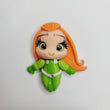 Load image into Gallery viewer, 077 Blossom Clay Doll for Bow-Center, Jewelry Charms, Accessories, and More