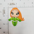 Load image into Gallery viewer, 077 Blossom Clay Doll for Bow-Center, Jewelry Charms, Accessories, and More