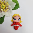 Load image into Gallery viewer, 088 Bubbles Clay Doll for Bow-Center, Jewelry Charms, Accessories, and More
