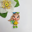 Load image into Gallery viewer, 479 Rafaela Clay Doll for Bow-Center, Jewelry Charms, Accessories, and More