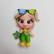Load image into Gallery viewer, 390 Mikaela Clay Doll for Bow-Center, Jewelry Charms, Accessories, and More