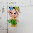 Load image into Gallery viewer, 390 Mikaela Clay Doll for Bow-Center, Jewelry Charms, Accessories, and More