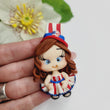 Load image into Gallery viewer, 349 Mackenzie Clay Doll for Bow-Center, Jewelry Charms, Accessories, and More
