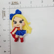 Load image into Gallery viewer, 541 Super Girl 2 Clay Doll for Bow-Center, Jewelry Charms, Accessories, and More