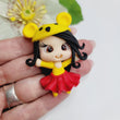 Load image into Gallery viewer, 574 Winnie Lola 2 Clay Doll for Bow-Center, Jewelry Charms, Accessories, and More