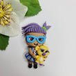 Load image into Gallery viewer, 223 Gabriela 2 Clay Doll for Bow-Center, Jewelry Charms, Accessories, and More