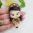 Load image into Gallery viewer, 096 Camryn Clay Doll for Bow-Center, Jewelry Charms, Accessories, and More