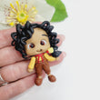Load image into Gallery viewer, 029 Antonio 2 Clay Doll for Bow-Center, Jewelry Charms, Accessories, and More