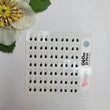 Load image into Gallery viewer, Adhesive Resin Eyes for Clays Black KKA 060NA - 35 Pairs(G) (Large)
