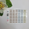 Load image into Gallery viewer, Adhesive Resin Eyes for Clays Multicolor KKA 602NA - 54 Pairs(PP) (X-Small)