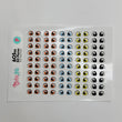 Load image into Gallery viewer, Adhesive Resin Eyes for Clays Multicolor KKA 605NA - 50 Pairs(P) (Small)