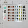 Load image into Gallery viewer, Adhesive Resin Eyes for Clays Multicolor KKA 605NA - 50 Pairs(P) (Small)
