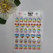 Load image into Gallery viewer, Adhesive Resin Pop It Sticker for Clays Multicolor 34UN - 1.5 cm