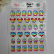 Load image into Gallery viewer, Adhesive Resin Pop It Sticker for Clays Multicolor 34UN - 1.5 cm