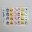 Load image into Gallery viewer, Adhesive Resin Backpack #1 for Clays Multicolor 24UN - 1.5 cm