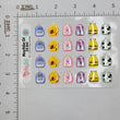 Load image into Gallery viewer, Adhesive Resin Backpack #1 for Clays Multicolor 24UN - 1.5 cm