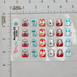 Load image into Gallery viewer, Adhesive Resin Backpack #3 for Clays Multicolor 24UN - 1.5 cm
