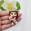 Load image into Gallery viewer, 219 Flynn Phineas Clay Doll for Bow-Center, Jewelry Charms, Accessories, and More