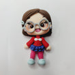 Load image into Gallery viewer, 367 Meilin Lee Clay Doll for Bow-Center, Jewelry Charms, Accessories, and More