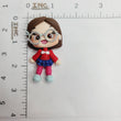 Load image into Gallery viewer, 367 Meilin Lee Clay Doll for Bow-Center, Jewelry Charms, Accessories, and More