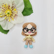 Load image into Gallery viewer, 472 Priya Mangal Clay Doll for Bow-Center, Jewelry Charms, Accessories, and More