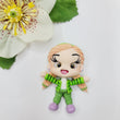 Load image into Gallery viewer, 407 Miriam Clay Doll for Bow-Center, Jewelry Charms, Accessories, and More