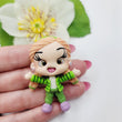 Load image into Gallery viewer, 407 Miriam Clay Doll for Bow-Center, Jewelry Charms, Accessories, and More
